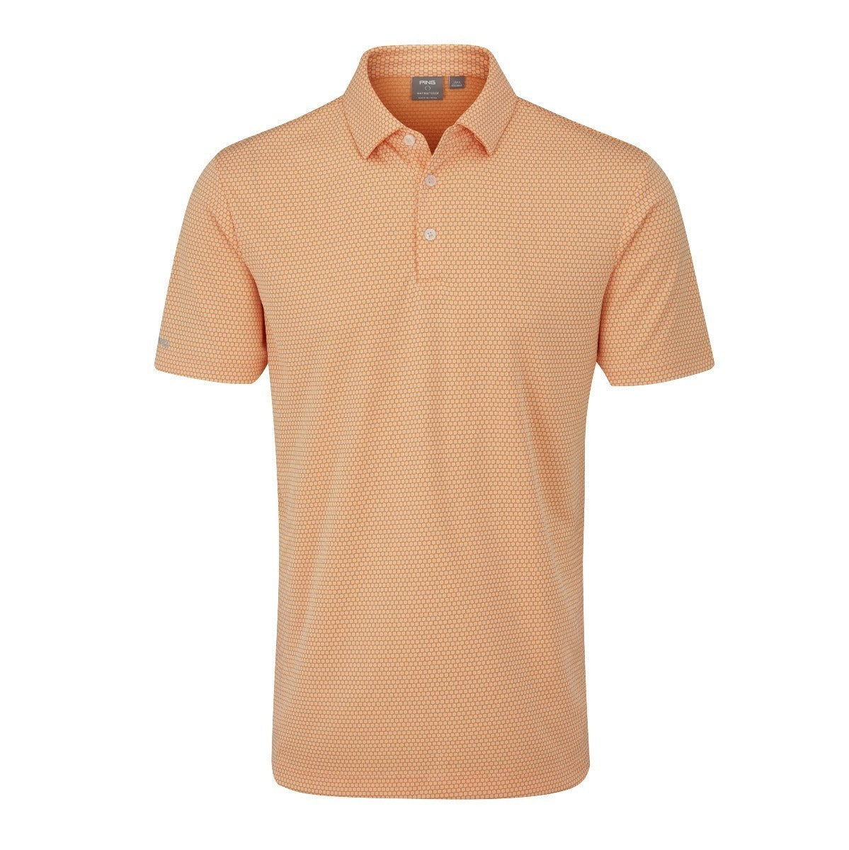 Ping Men's Golf Shirts | Halcyon Polo | Tangerine