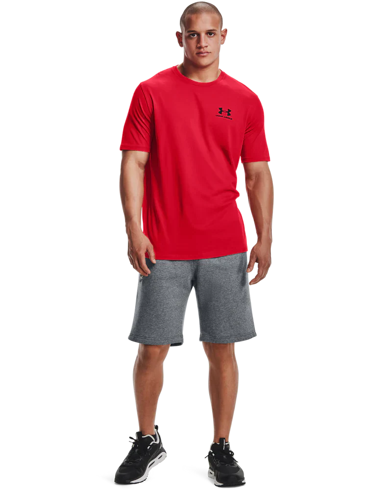 Under Armour Men`s Golf Shirt | Sportstyle Logo LC SS | Red