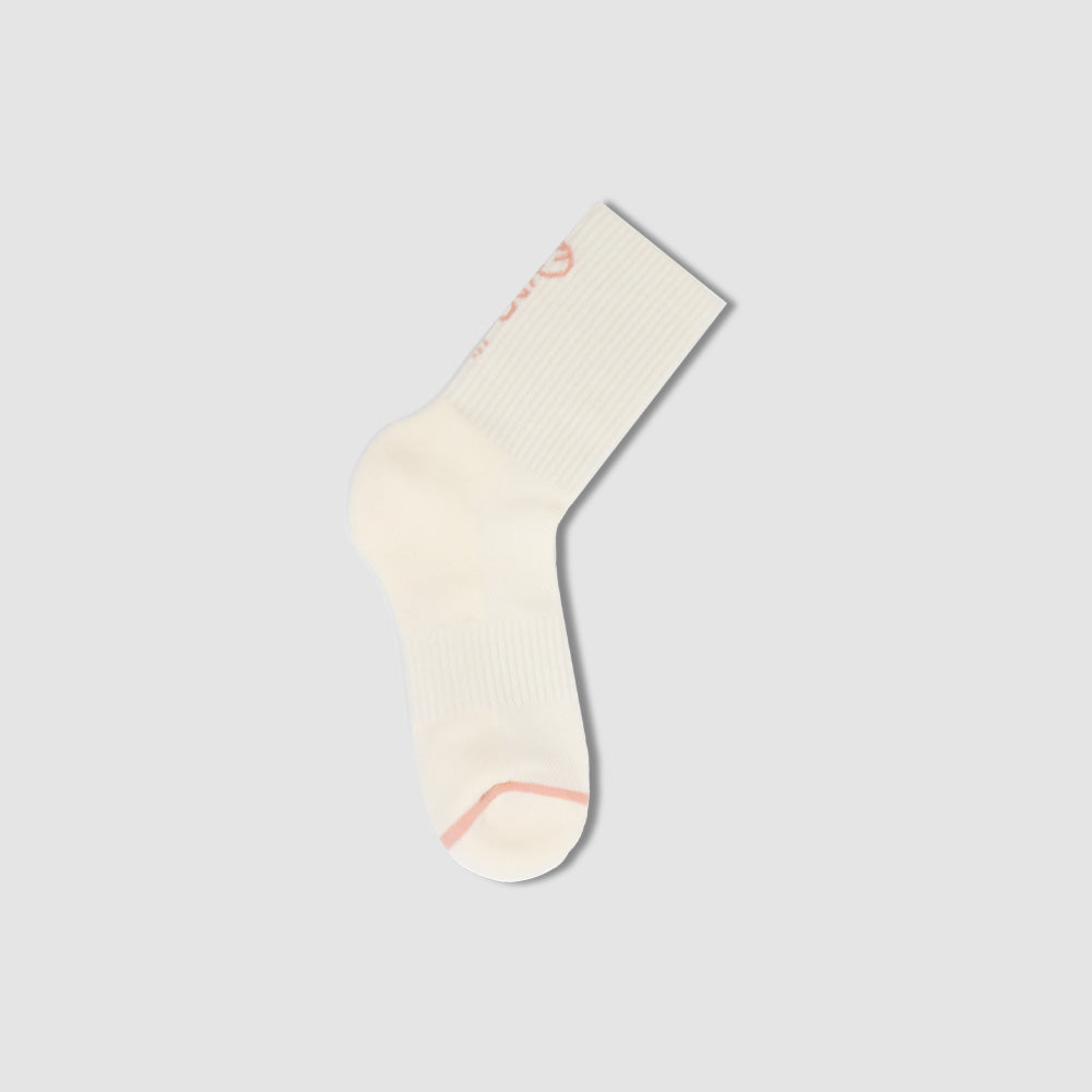 Slater Golf | Women's Crew Sock Pair | Cannoli Cream